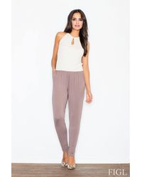KDMD - Two Tone Flowing Jumpsuit With Teardrop Neck - Lyst