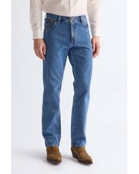Wrangler - Texas Regular Fit Jeans Vintage Stonewash - Lyst