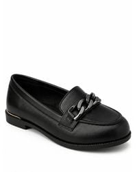 Spot on - Chain Detail Flat Loafer Shoes - Lyst