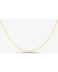 T.H.Baker - Plated 16 Inch Flat Curb Chain Cu2Dc035/0.40 Gp - Lyst