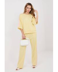 Love Lace - Stripe Hoodie & Straight Leg Pants Set - Lyst