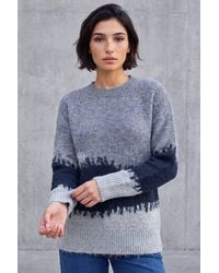 Roman - Petite Abstract Knit Jumper - Lyst