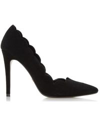 Dune - 'athena' Suede Court Shoes - Lyst