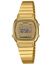 G-Shock - Classic Collection Gold Plated Stainless Steel Watch - La670wega-9ef - Lyst