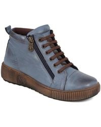 Pavers - Leather Lace-Up Boots - Lyst