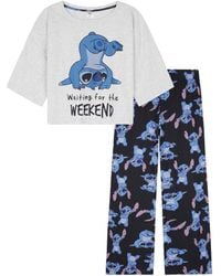 Disney - Stitch Pyjama Set - Lyst