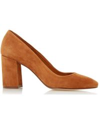 Dune - 'abell' Suede Court Shoes - Lyst