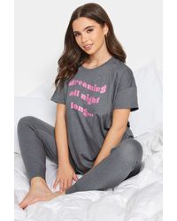 PixieGirl - Petite Slogan Pyjama Set - Lyst