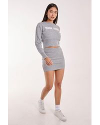 Pink Vanilla - Knitted Mini Skirt - Lyst