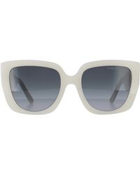 Marc Jacobs - Rectangle Ivory Dark Grey Gradient Marc 687/s - Lyst