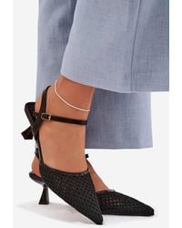Love Lace - Pointed Toe Slim Heel Sandals With Buckle Strap For Comfort - Lyst