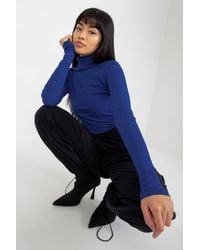 Love Lace - Fitted Long Sleeve Turtleneck Top Style 174726 - Lyst