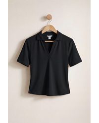 Enorsia - V-Neck Polo Shirt - Lyst