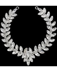 Neel Blue - Diamante Motif, Crystal Appliques, 210Mm X 35Mm - Lyst