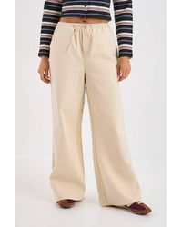 Nasty Gal - Baggy Cotton Twill Pants - Lyst