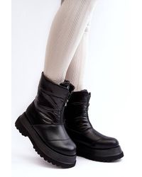 Love Lace - Platform Warm Lined Snow Boots - Lyst