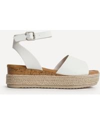 Linzi - Nirvana Nubuck Flatform Sandals - Lyst