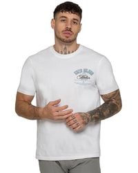 Enzo - Crew Neck Atelier Print T-Shirt - Lyst