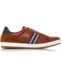 Dune - 'tommy' Leather Trainers - Lyst