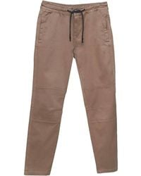 Smart Living - Slim Fit Casual Chino Jogger Trousers - Lyst