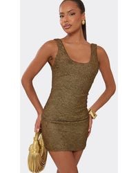 EGO - Sleeveless Open Back Mini Dress - Lyst