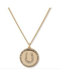DKNY - Dkny S21 Icons Plated Base Metal Necklace - 60558363-887 - Lyst