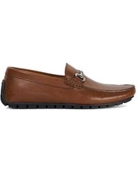 Dune - 'Brackon' Leather Slip-On Shoes - Lyst
