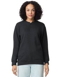 Gildan - Softstyle Midweight Quarter Zip Sweatshirt - Lyst