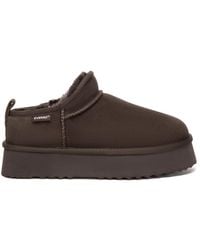 EverAu Australia - Real Sheepskin Partridge Classic Ultra Mini Platform Boots With Eva Sole - Lyst