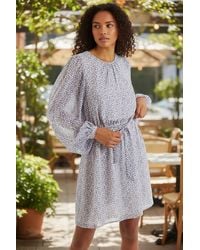 Louche - Belynda Rosetta Long Sleeve Mini Dress - Lyst