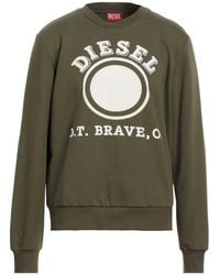 DIESEL - Dot Logo Sweatshirt - Lyst