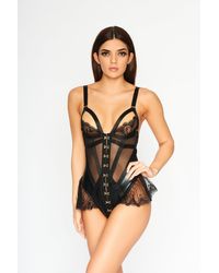 Ann Summers - The Extrovert Crotchless Teddy - Lyst