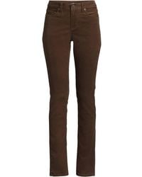 Lands' End - Straight Leg Stretch Cord Jeans, Mid Rise - Lyst