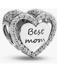 Rosa Lea - Best Mom Heart Charm Am-2Thb011905 - Lyst