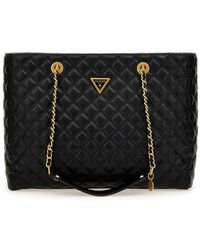 Guess - Giully Tote Bag Black - Lyst