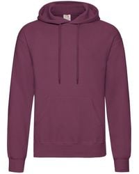 Fruit Of The Loom - Classic Hooded Sweatshirt - Lyst