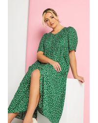 Yours - Printed Smock Dress - Lyst