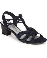 Pavers - Slip-On Block-Heeled Sandals - Lyst
