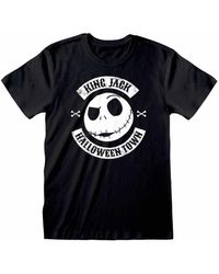 Nightmare Before Christmas - Halloween Town Jack Skellington Crest T-shirt - Lyst