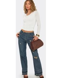 EGO - Straight Leg Denim Jeans - Lyst
