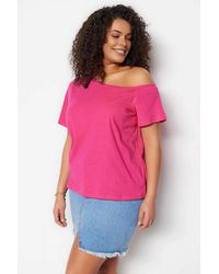 WOVCOR - The Shoulder Relaxed Fit Short Sleeve Top - Lyst