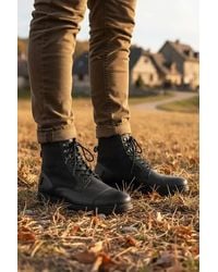 Silver Street London - Greyfriars Leather Lace Up Ankle Boots - Lyst