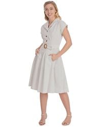 Banned Retro - Polka Dot Dance Dress-Offwhite - Lyst