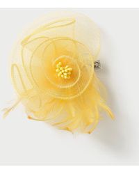 Dorothy Perkins - Yellow Wave And Flower Fascinator - Lyst
