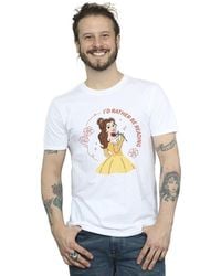 Disney - Beauty & The Beast I'D Rather Be Reading T-Shirt - Lyst