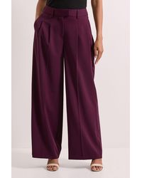Dorothy Perkins - Pleated Wide Leg Trouser - Lyst