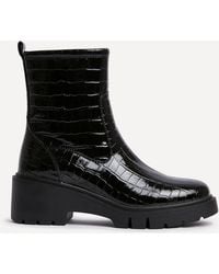 Linzi - Limited Faux Croc Leather Ankle Boot - Lyst