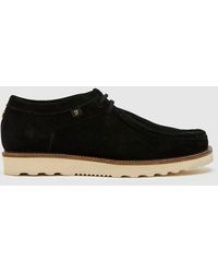 Farah - 'tully' Lace Up Suede Wallabe Shoes - Lyst
