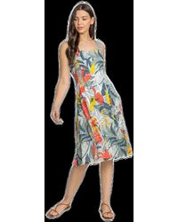 Roman - Tropical Print Fit And Flare Dress - Lyst