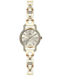 EverSwiss - Crystaline Gold Plated Stainless Steel Fashion Watch - 1696-lgcs - Lyst